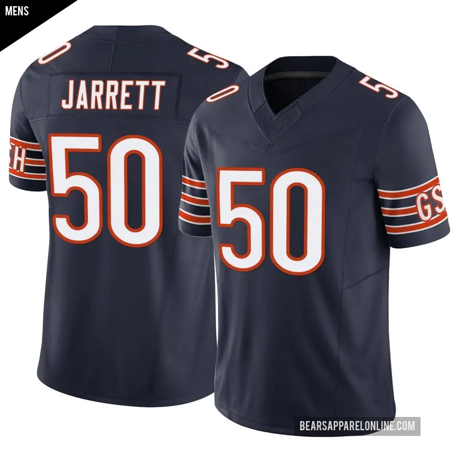 Men's Chicago Bears ＃50 Grady Jarrett Navy Limited Vapor F.U.S.E. Jersey