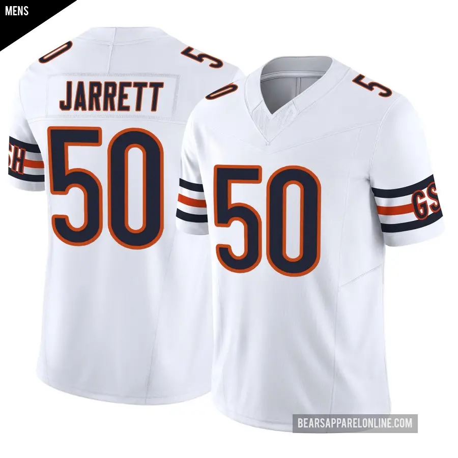 Men's Chicago Bears ＃50 Grady Jarrett White Limited Vapor F.U.S.E. Jersey
