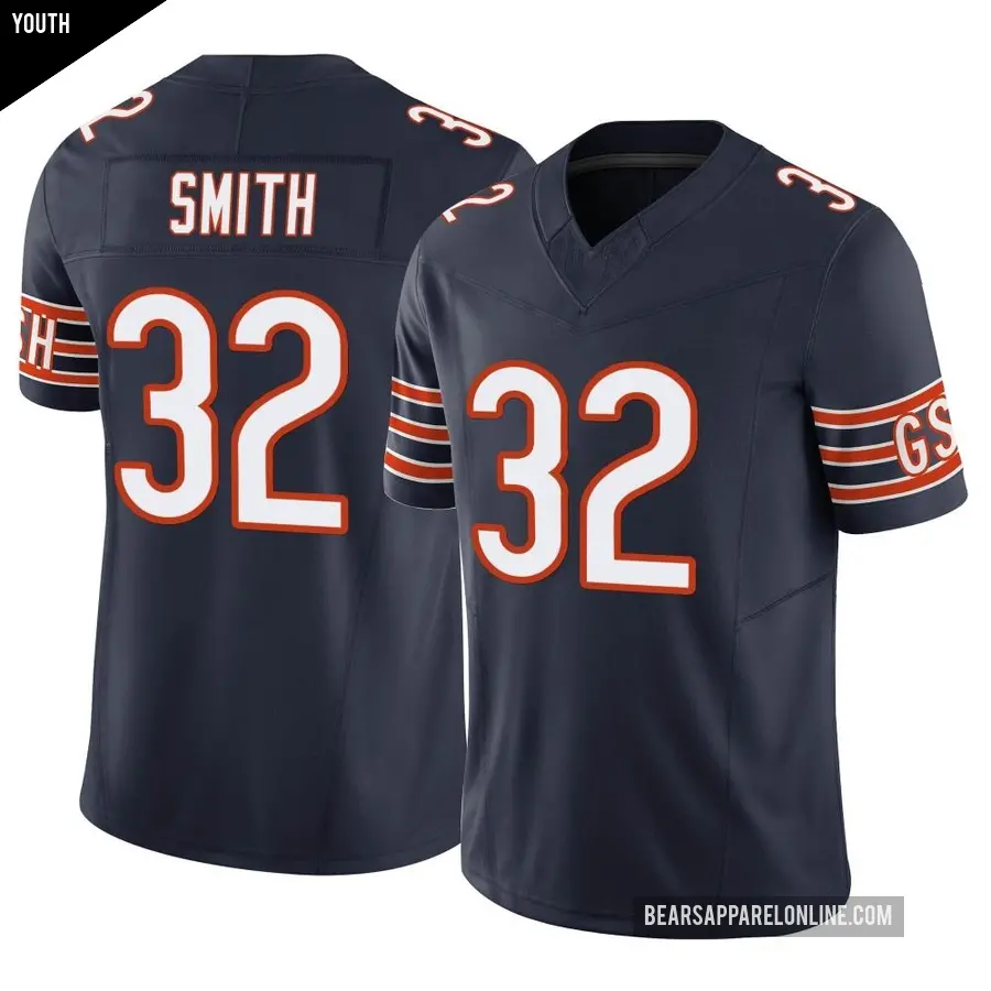 Youth Chicago Bears ＃32 Terell Smith Navy Limited Vapor F.U.S.E. Jersey