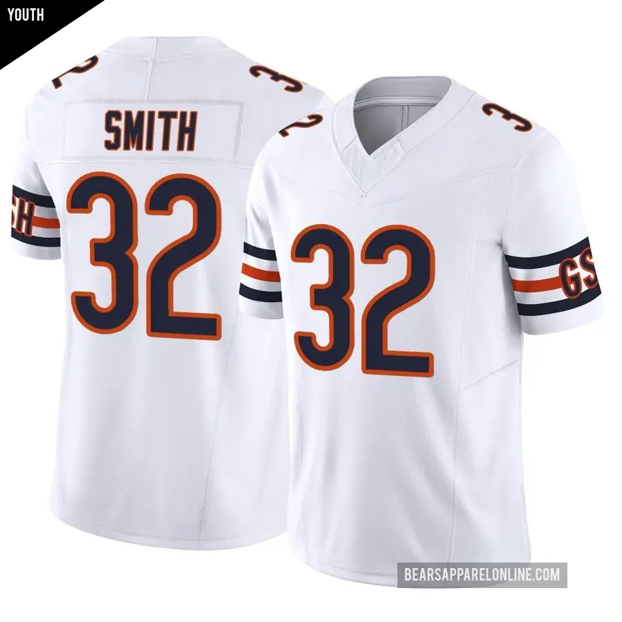 Youth Chicago Bears ＃32 Terell Smith White Limited Vapor F.U.S.E. Jersey