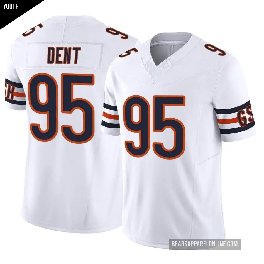 Youth Chicago Bears ＃95 Richard Dent White Limited Vapor F.U.S.E. Jersey